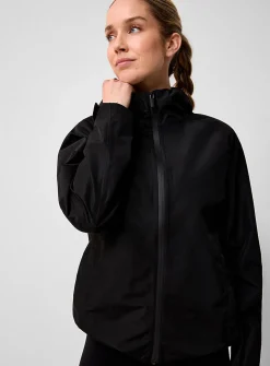 Hooded waterproof jacket