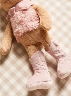 Hoppie cowgirl bunny plush