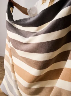Horizon Nature wide stripes throw