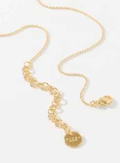 Horse pendant golden necklace