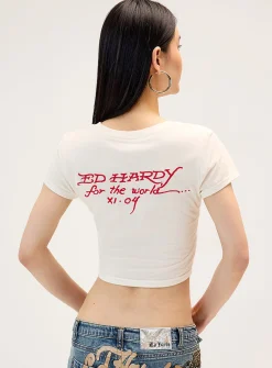 Horses print mini T-shirt