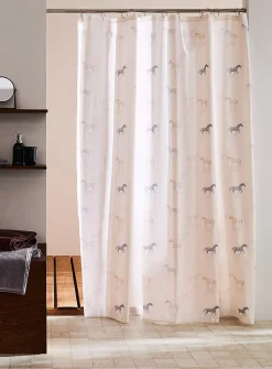 Horses shower curtain
