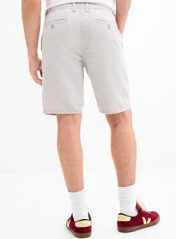 Houndstooth-like knit Bermudas