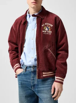 Hudson Valley corduroy varsity jacket
