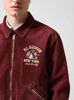 Hudson Valley corduroy varsity jacket
