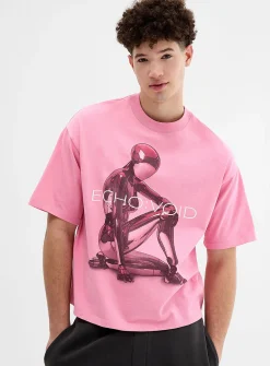 Humanoid graphic T-shirt