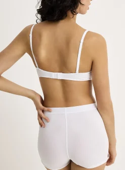 Hydra ribbed plunge bra