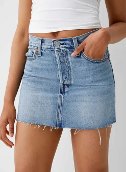 Icon denim miniskirt
