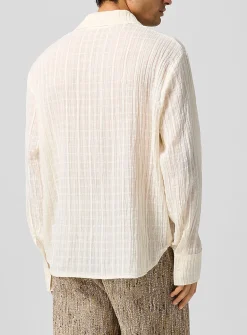 Ignacio textured plaid shirt
