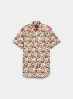 Illustrated floral shirt
