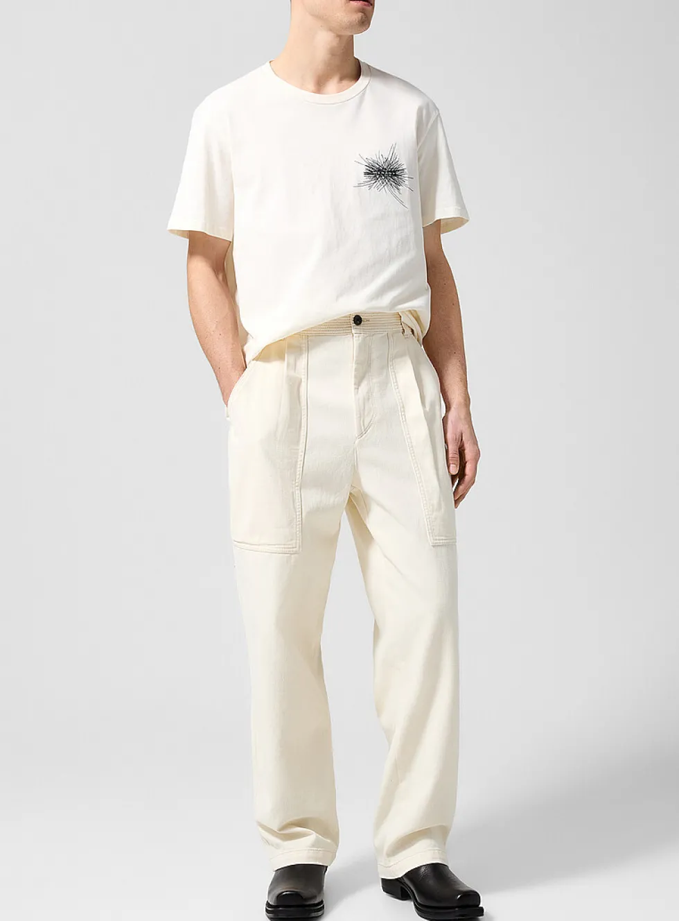 Ilyan cotton utilitarian pant