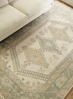Iman ancient geometry handcrafted rug
