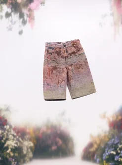 Impressionist painting jacquard Bermuda