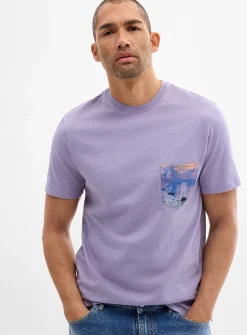 Impressionist pocket T-shirt