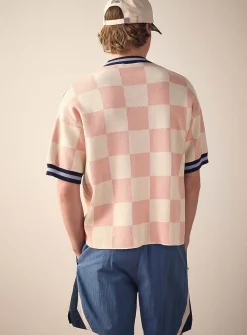 In a Rush checkerboard sweater