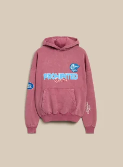 In a Rush faded hoodie