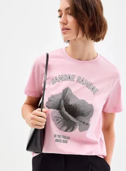 In The Fields pink T-shirt