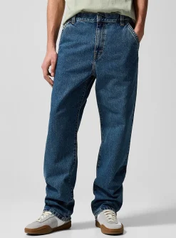 Indigo baggy jean
