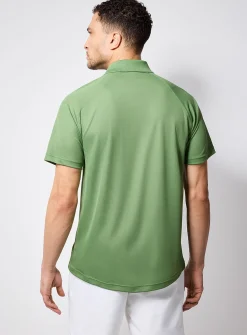 Interlock piqué jersey tennis polo
