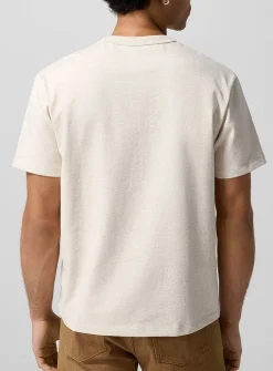 Inverted logo heathered T-shirt
