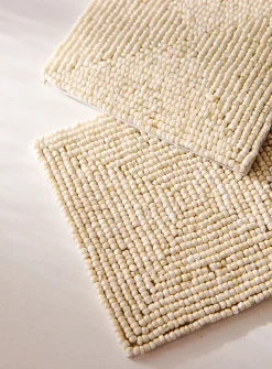 Iridescent beads coasters