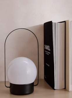 Iridescent dome metal LED lamp
