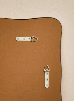 Irregular frame rectangular mirror