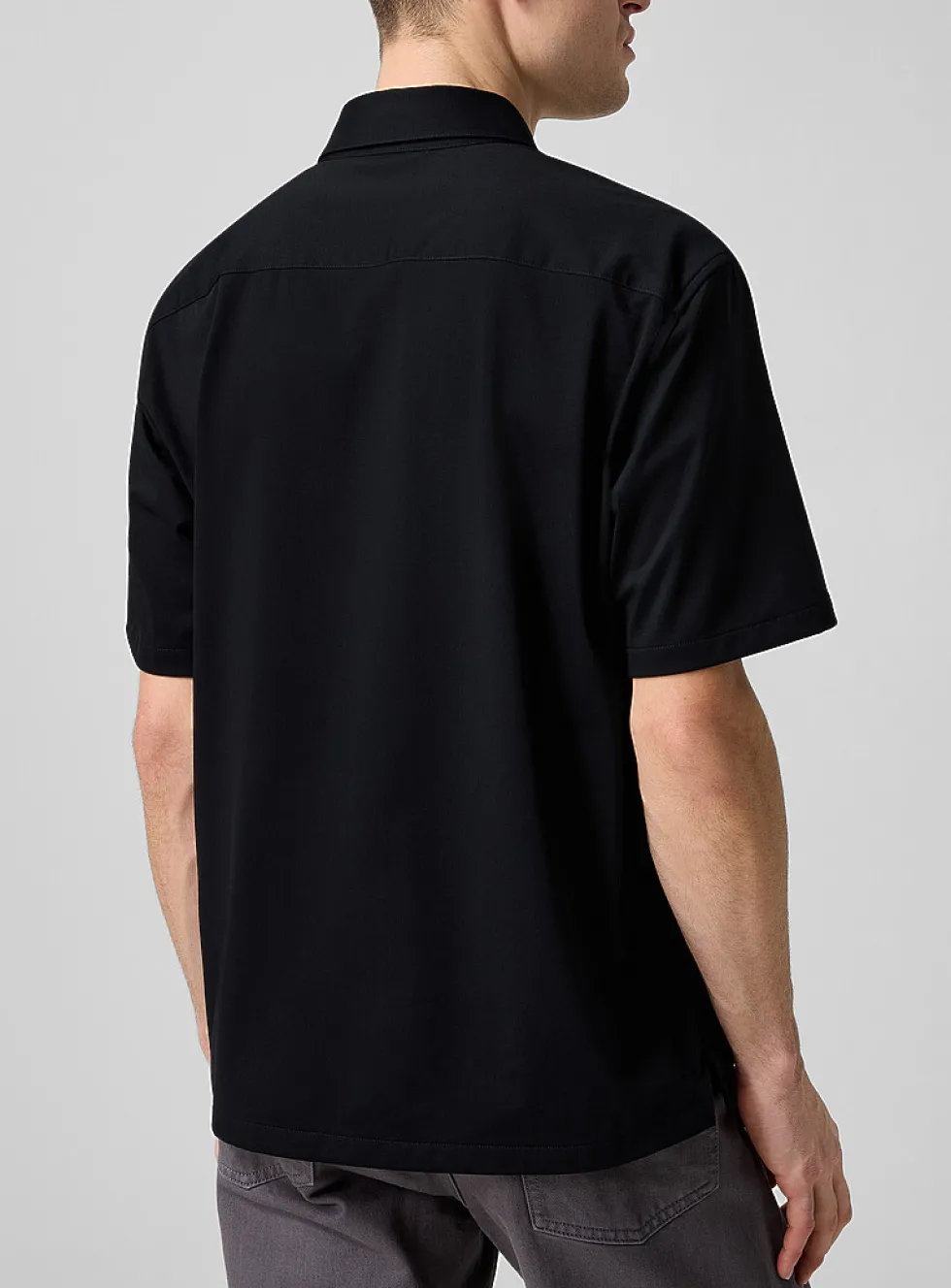 Irving structure knit shirt