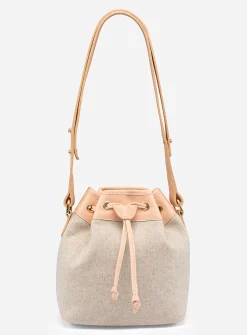 Italian wool bucket bag