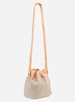 Italian wool bucket bag