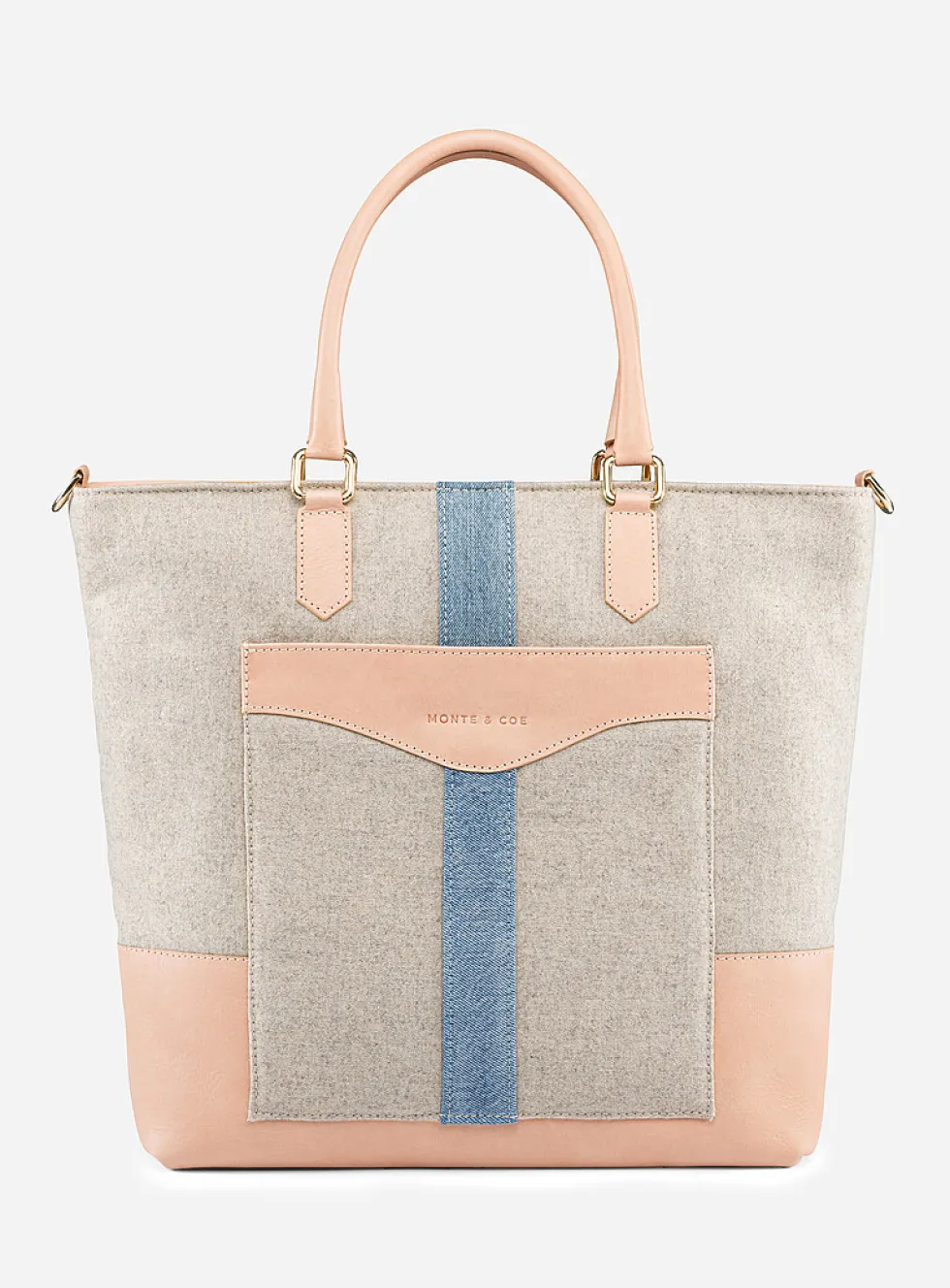 Italian wool tote bag