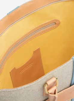 Italian wool tote bag