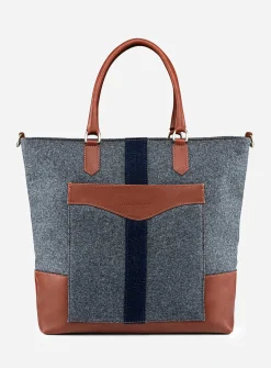 Italian wool tote bag