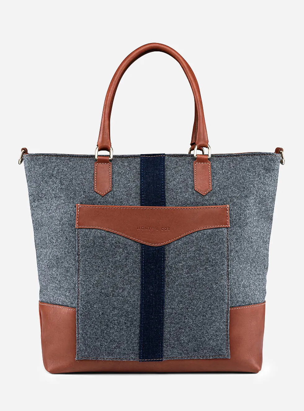 Italian wool tote bag
