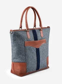 Italian wool tote bag