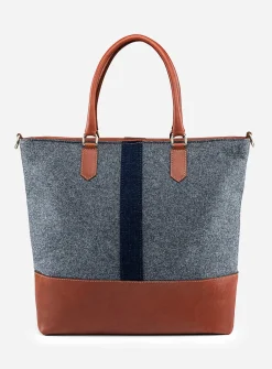 Italian wool tote bag