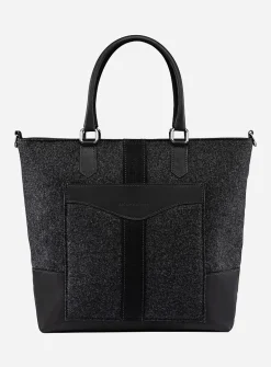 Italian wool tote bag
