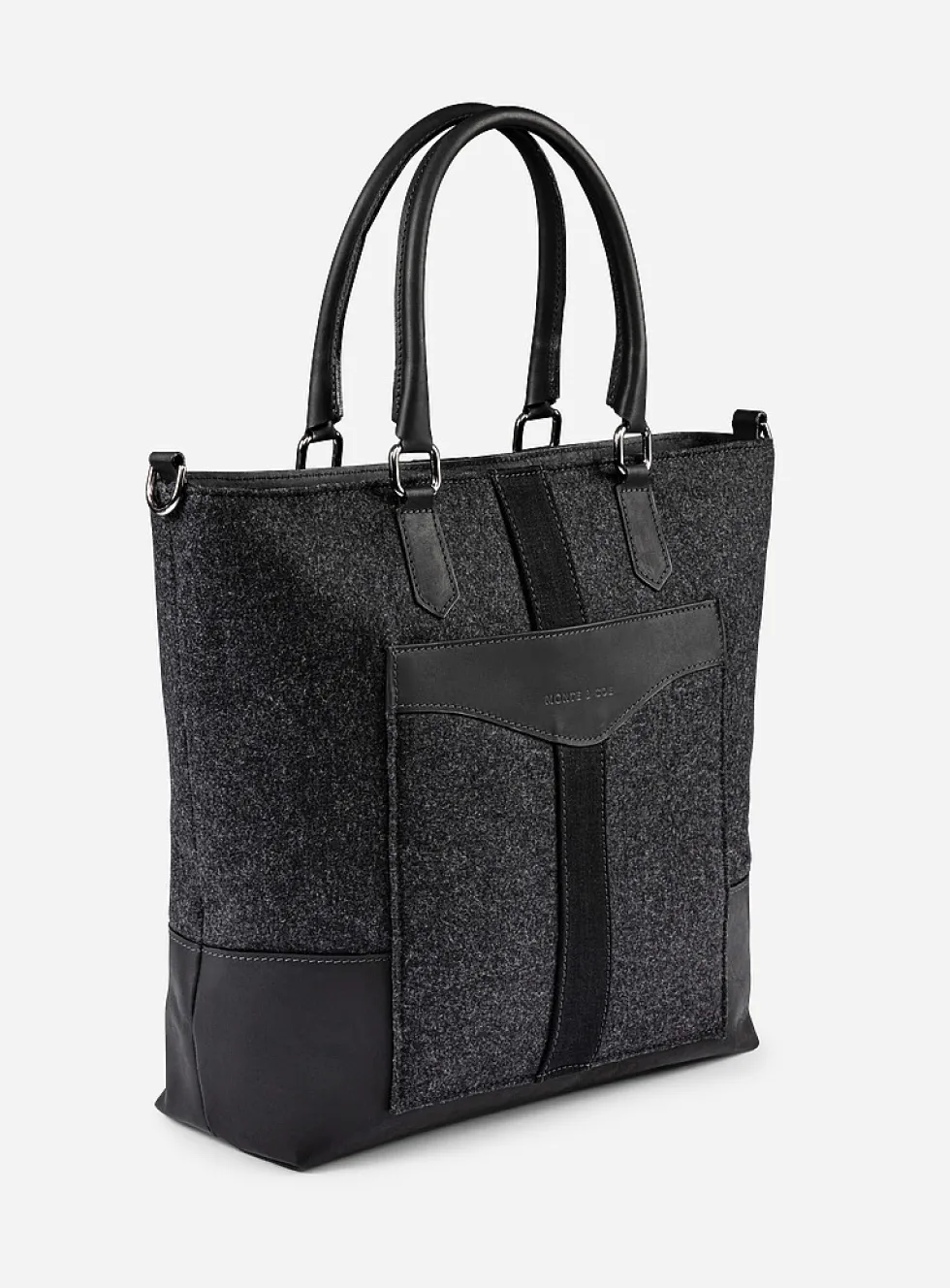 Italian wool tote bag