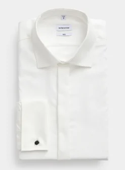 Ivory tuxedo shirt