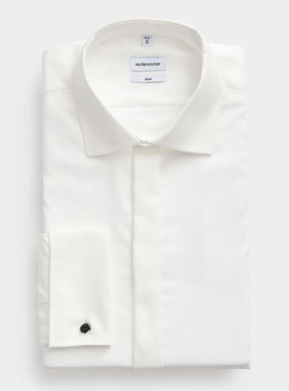 Ivory tuxedo shirt