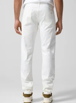J06 slim white jean
