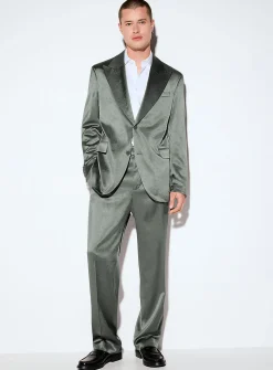 Jacato sage satiny jacket