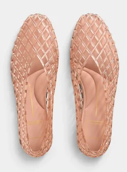 Jam jelly mesh ballet flats