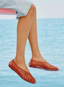 Jam jelly mesh ballet flats