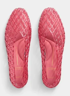 Jam jelly mesh ballet flats