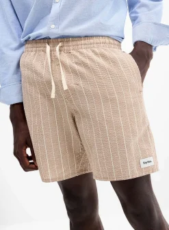 Jam seersucker striped short