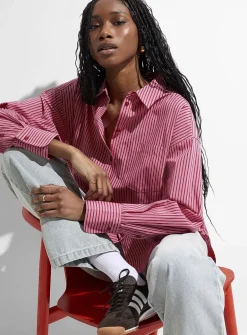 Jamie patch pocket loose shirt