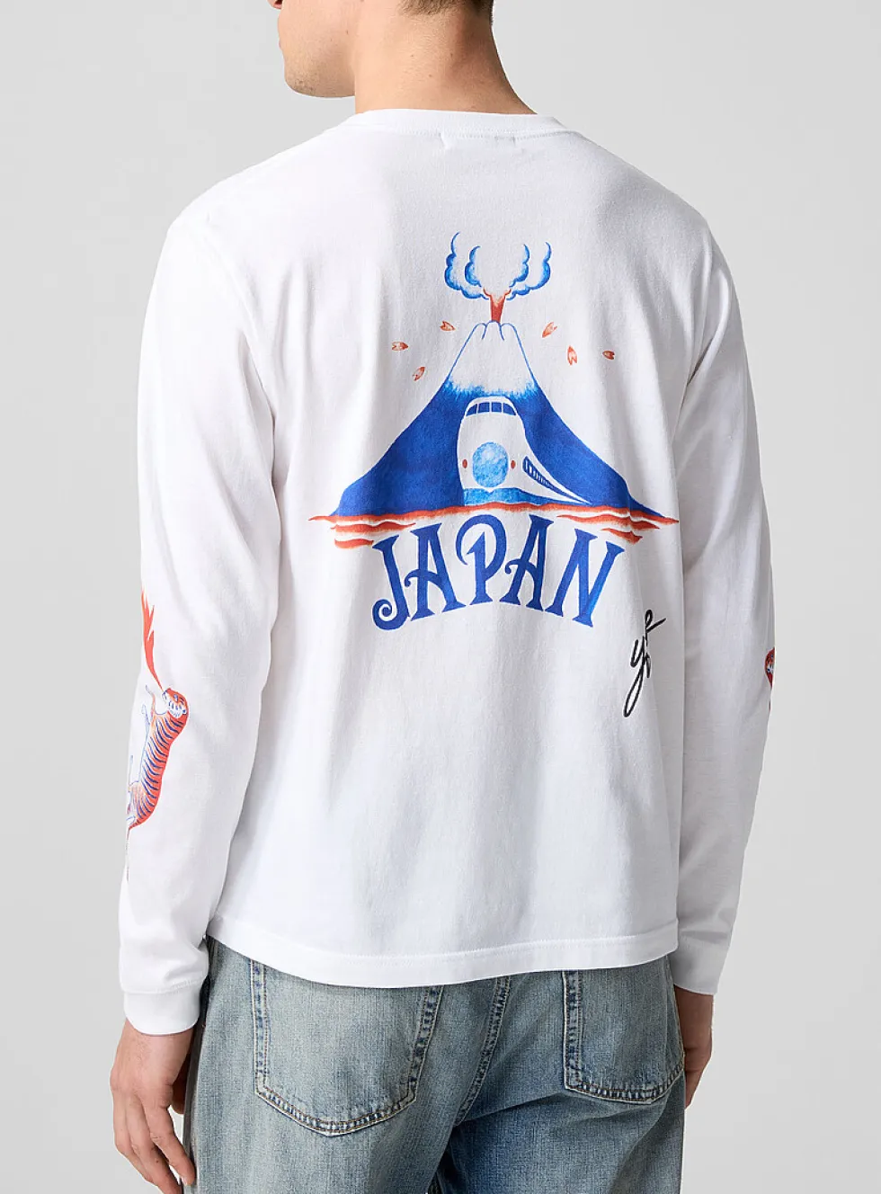 Japanese symbols long-sleeve T-shirt