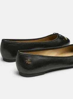 Jayna leather ballet flats