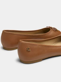 Jayna leather ballet flats